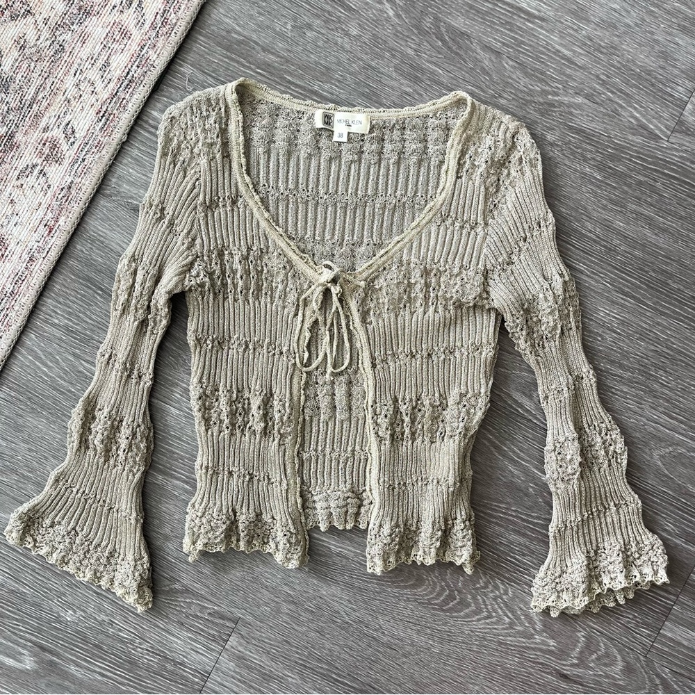 Michel Klein Vintage Sheer Top